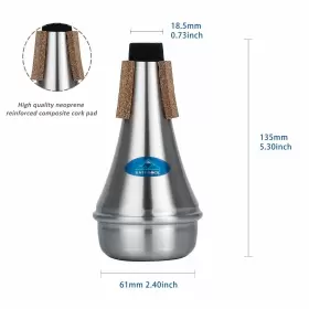 714453964580 EASTROCK Trumpet Mute Mini Jaz #2