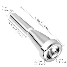 714453964900 EASTROCK Trumpet Mouthpiece Bullet Vaccum #3