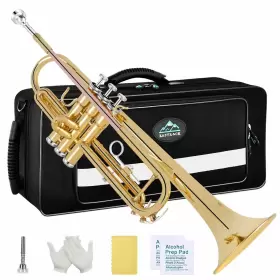 746362449698 EASTROCK Trumpet Standard Set Gloves Mouthpiece