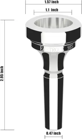 JDTM-9BS EASTROCK Trombone Mouthpiece Shank #2