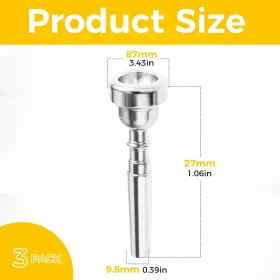 Trumpet-mouthpieces ETERMETA Pack Mouthpiece Set Yamaha #2