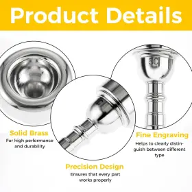 Trumpet-mouthpieces ETERMETA Pack Mouthpiece Set Yamaha #3