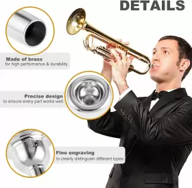 445037065043 ETERMETA Pack Trumpet Mouthpiece Set #3