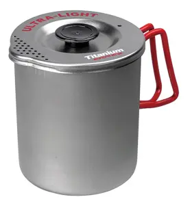 ECA547 EVERNEW Titanium Pasta Camping Pot Strainer Lid