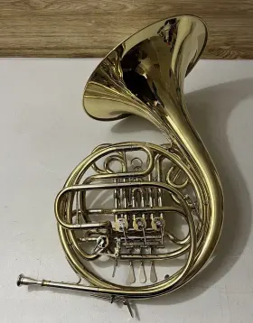FSD561L F. SCHMIDT Double French Horn Lacquered Finish Bent #3