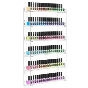 B0882TL5FP FEMELI Nail Polish Wall Rack Acrylic