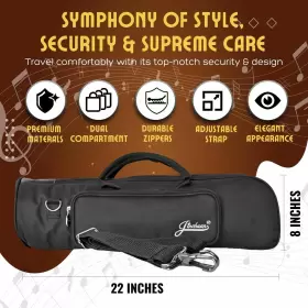 814870024765 FLEXZION Trumpet Bag Padded Backpack Shoulde #3