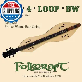 B01NBFWSD6 FOLKCRAFT Mountain Dulcimer Set Loop Ends