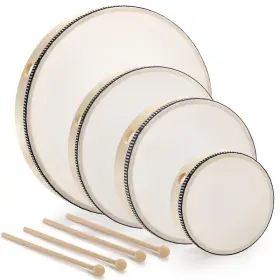 B0BDFQCRM6 FORAINEAM Pack Drum Wood Set Musical