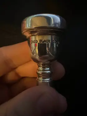 1-2G GREG BLACK Bass Trombone Single Dual Mouthpiece #2