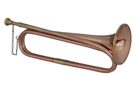 C-2010 HAKAM DIN Cavalry Trumpet Eb Bugle Wwii British Copper