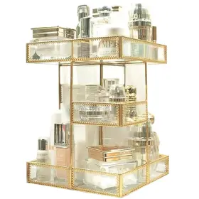 B07DWNP4XH HERSOO Rotation Makeup Organizer Antique Cosmetic