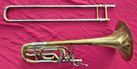 TR181 HOLTON Bass Trombone Inline Independent Double Rotor