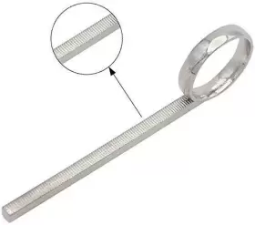 414802055458 JIAYOUY Set Flat Trumpet Valve Slide Finger Ring #2