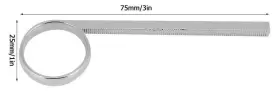 414802055458 JIAYOUY Set Flat Trumpet Valve Slide Finger Ring #3
