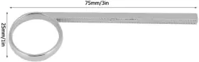 696536744619 JIAYOUY Set Flat Trumpet Valve Slide Finger Ring #2