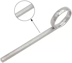 711181858457 JIAYOUY Set Flat Trumpet Valve Slide Finger Ring #2
