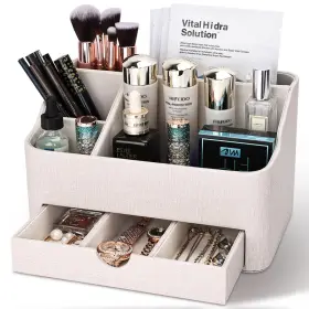 B0DSZS5GMR KINGFOM Makeup Organizer Drawer Cosmetic Storage