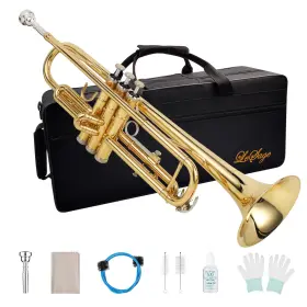 784633214163 LESAGE Standard Trumpet Flat Student Beginners