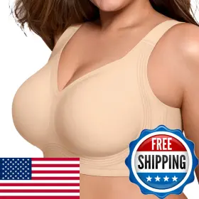B0F6VKZ4FB LETSJOLI Women Supportive Wireless Push Up Bra