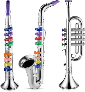 OB-220606-D LEWTEMI Set Saxophone Kids Musical Toy