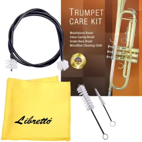718981497967 LIBRETTO Trumpet Cleaning Brush Set Polishing