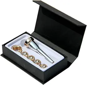 744759416186 BRASS Key Trumpet Mouthpiece Par