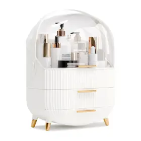 B0CTCD9D2S LURCNS Makeup Storage Up Organizer Vanity