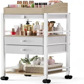 B0FPCXC655 LUXSPIRE Makeup Organizer Floor Skincare Storage
