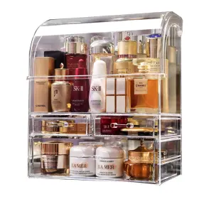 B0839D2P6K MOOCHI Cosmetic Makeup Organizer Bathroom Storage