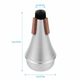 GRC1329017121817UX MUSLADY Trumpet Mute Jazz Horn #2