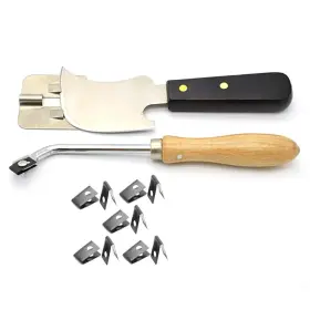 NT-FL002 NEICOTOOLS Flat Quarter Moon Knife Weld Flooring Han