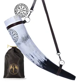 BLOWINGHORN1 OLDEMPEROR Viking War Blowing Horn Ox Battle