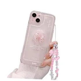 CB1418-15 OWNEST Cute Pink Bowknot Aesthetic Iphone
