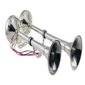 B01KYFBOPA PACTRADE MARINE Boat Steel Electric Dual Trumpet