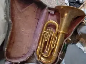 P59992 PANAMERICAN Tuba Mouthpiece Tarnished