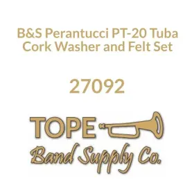 27092 PERANTUCCI Bs Tuba Cork Washer Felt Set