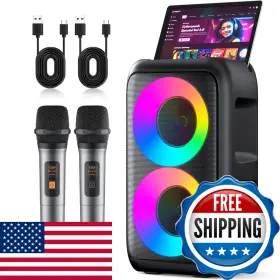 B0DPMV795H PESKI Karaoke Bluetooth Speaker Wireless