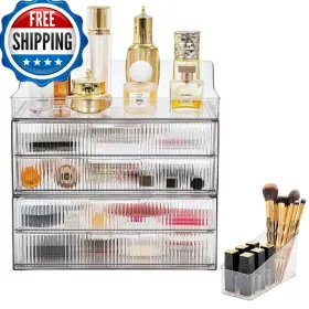 B0CWPL78VY PLINJOY Makeup Organizer Countertop Cosmetic