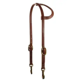 5033BHL PROFESSIONALS CHOICE Headstall Flat Ear Snap