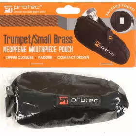 750793616703 PROTEC Trumpet Single Mouthpiece Pouch Zipper #2