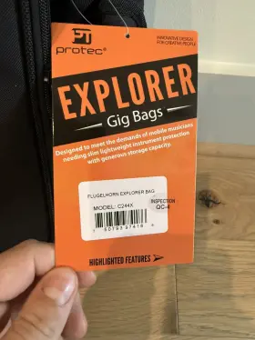 750793974186 PROTEC Explorer Flugelhorn Bag Sheet Music #2