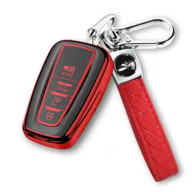 B09Z819Z1R QBUC Toyota Key Fob Cover Keychain Tpu