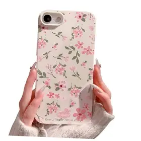 CB1573-7 REOWNEST Pink Flower Cute Aesthetic Design Iphone Se