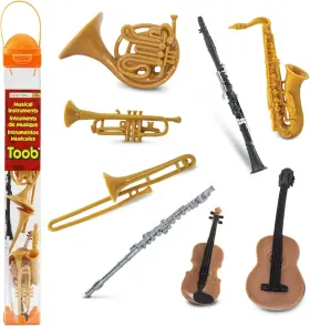 685404 SAFARI LTD Musical Toob Figurines Trombone Flute