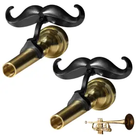 MUSTACHE101 SAMORILLO Pack Clip Mustache Trumpets Trombones