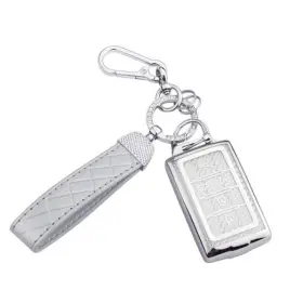 SY-JP-C-5-SILVER SEEDWEE Jeep Fob Cover Tpu Keys