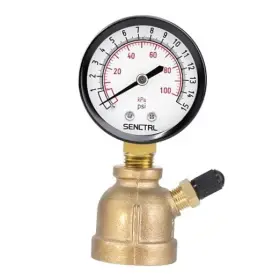 GTKB01.15 SENCTRL Gas Dial Fnpt Water Pressure Gauge