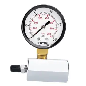 GTKH11.100 SENCTRL Gas Dial Steel Water Pressure Gauge