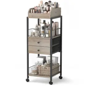 B0CCS2MH72 SOLIMINTR Makeup Organizer Floor Skincare Up